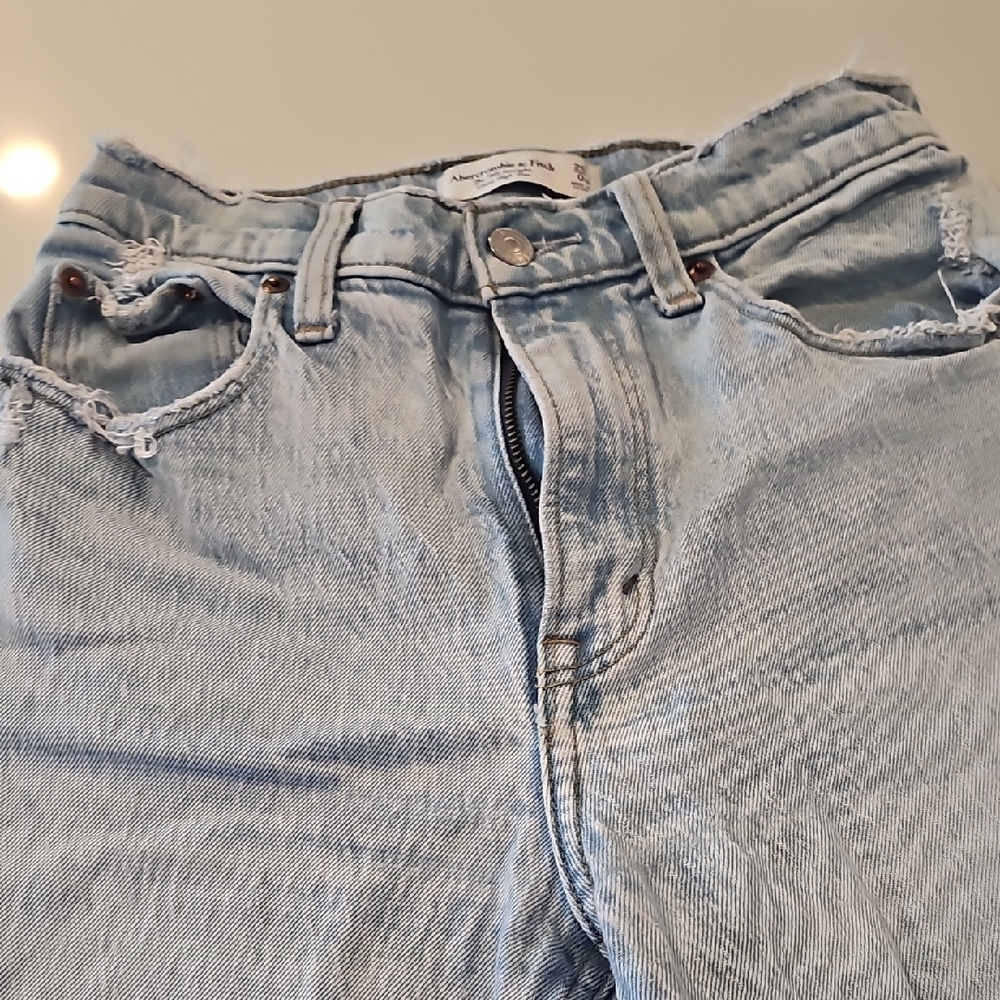 Abercrombie & Fitch Light Blue High Rise Jeans